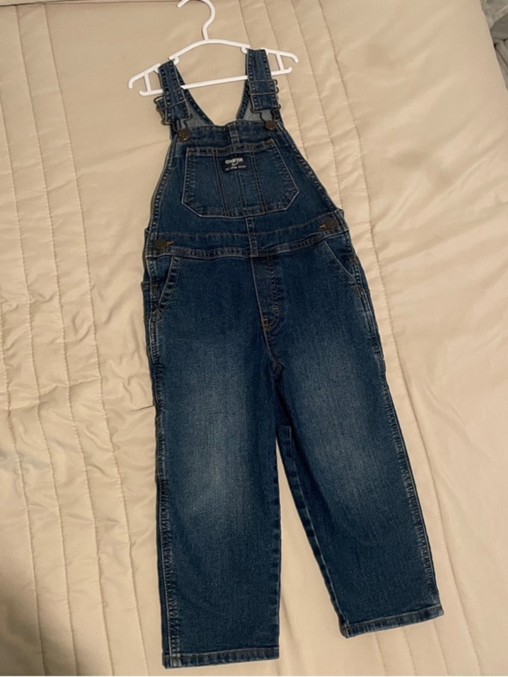 OshKosh B'gosh Dark Blue Denim Overalls